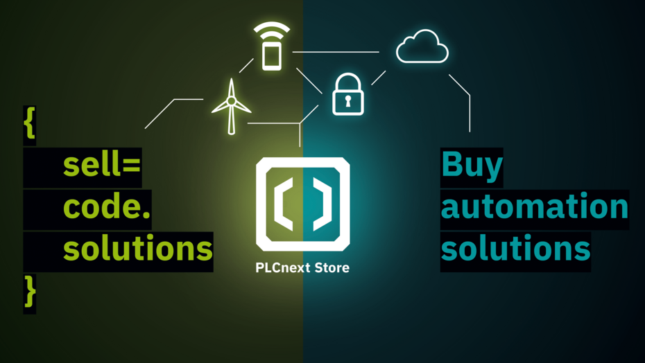 Durch die Integration der flexiblen Schutz- und Lizenzierungsmöglichkeiten von CodeMeter in den PLCnext Store von Phoenix Contact können Anwender, die mit der Plattform arbeiten, ihr geistiges Eigentum schützen Bild: Wibu-Systems AG