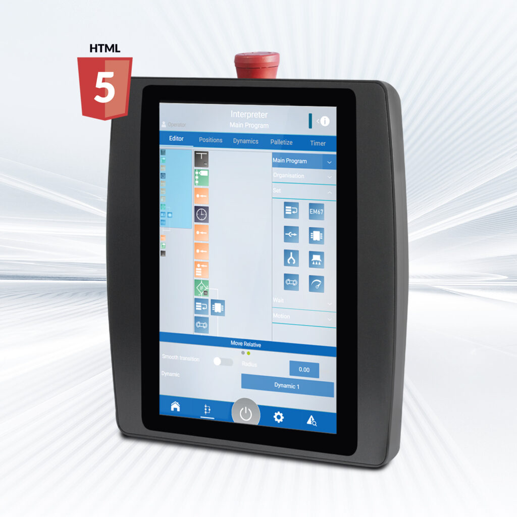 Das mobile Panel HGT 1054 von Sigmatek punktet mit einem 10,1 Bild: Sigmatek GmbH & Co KG