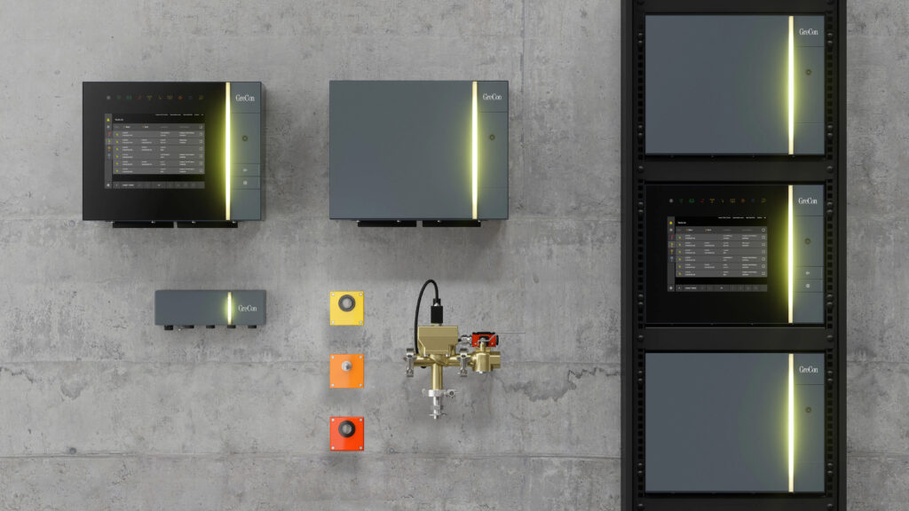 Gesamt-System GreCon PROTECTOR mit dezentraler Steuereinheit Ranger Bild: Mesco