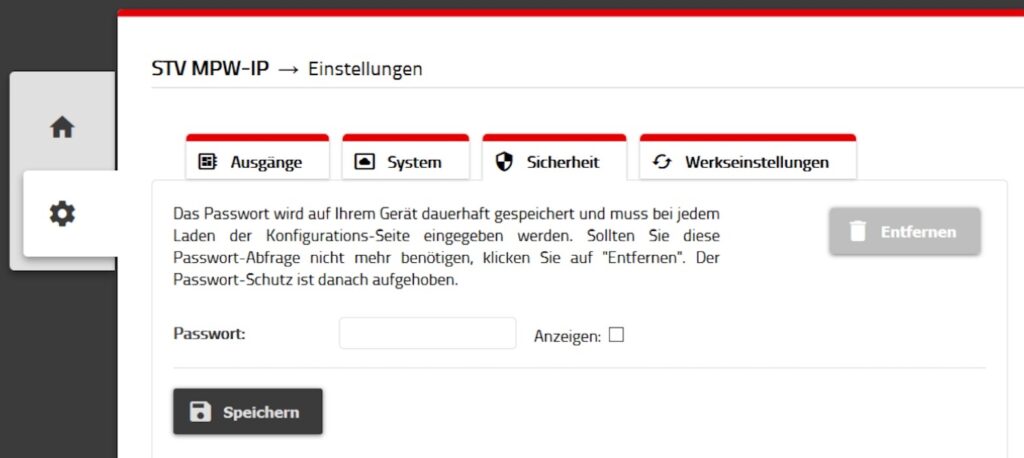 Die Parametrierung erfolgt einfach per Webseite. Bild: STV Electronic GmbH