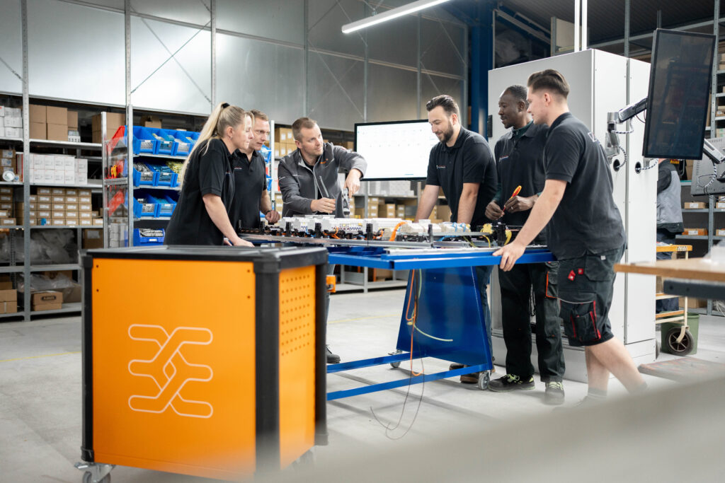 Bild 3 | Durch die partnerschaftliche Zusammenarbeit mit Weidmüller konnte B&F neue,
effizienzsteigernde Ansätze entwickeln und erfolgreich in die Praxis umsetzen. Bild: Weidm�ller GmbH & Co. KG