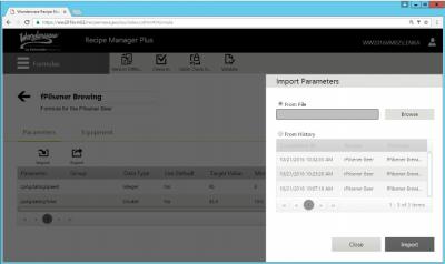 MES - AVEVA™ Rezeptur Management