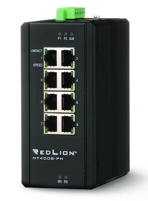 NT4008 Full Gigabit Managed Industrial Switches Serie PROFINET