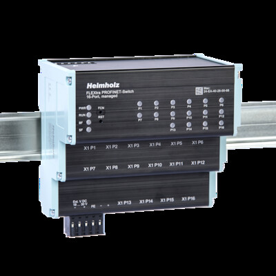 FLEXtra Profinet-Switch, 16-Port, managed, 10/100/1000MBit