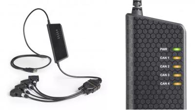 Kvaser USBcan Pro 4xCAN Silent - 4-kanalig