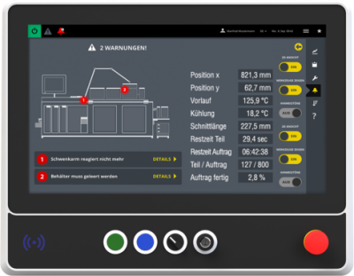 OT1400 - Panel-PC mit Bedienkonsole