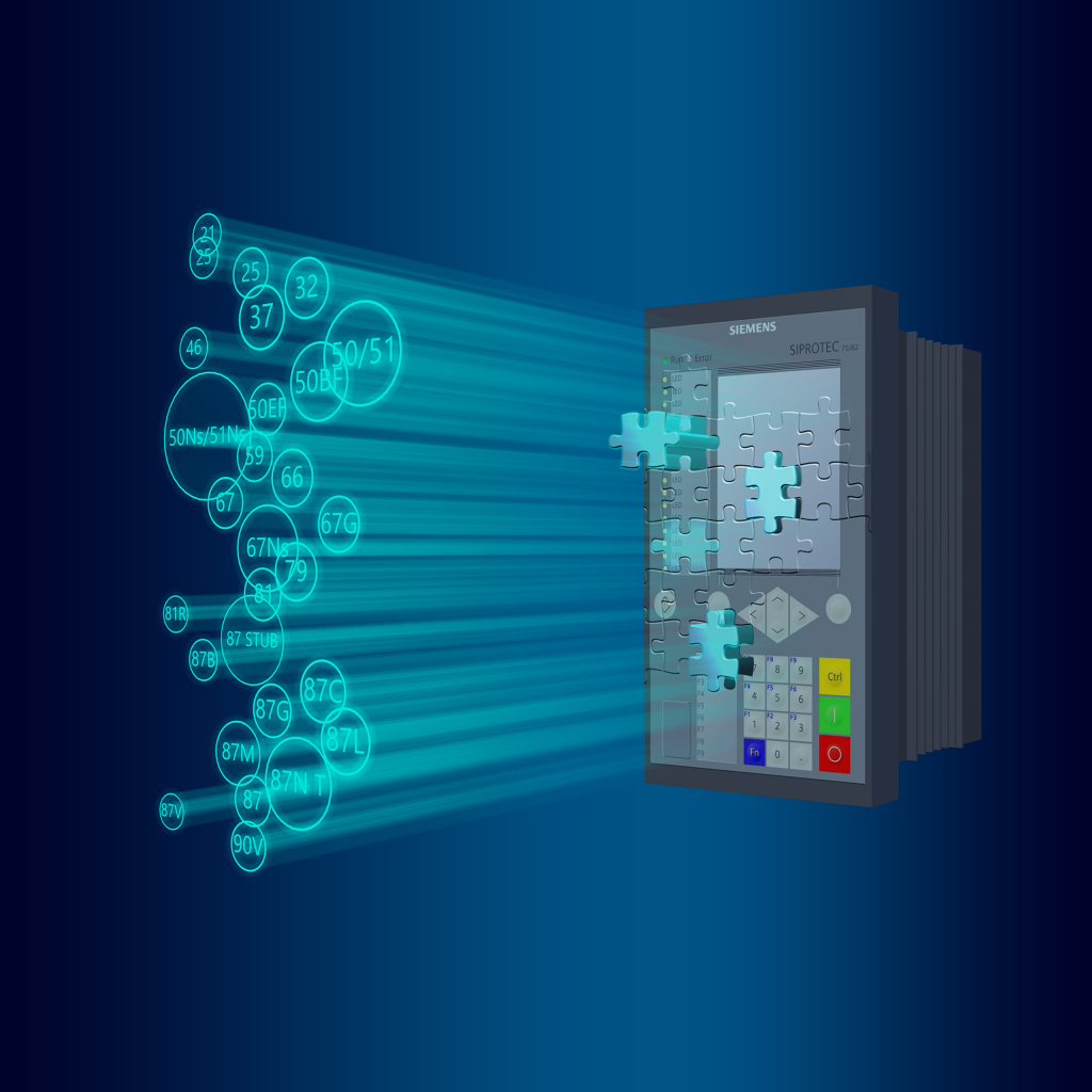Siemens hat für die Schutzgeräte-Reihe Siprotec 5 und Siprotec 5 Compact eine neue Applikation in den Markt eingeführt: In wenigen Sekunden können Kunden nun neue
Lizenzdateien für ihr Schutzgerät mittels einer cloudbasierten App selbst generieren. Bild: Siemens AG