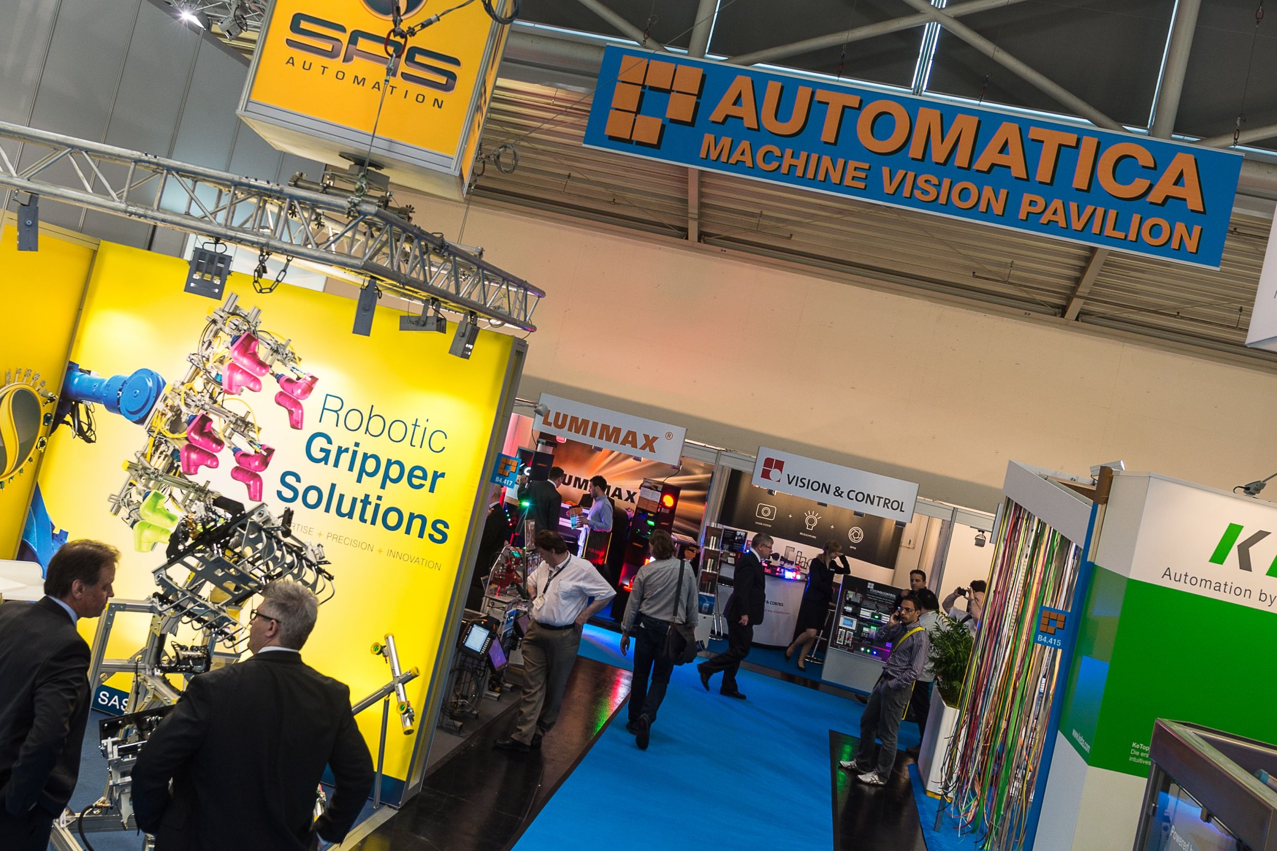 Machine Vision Gemeinschaftsstand auf der Automatica