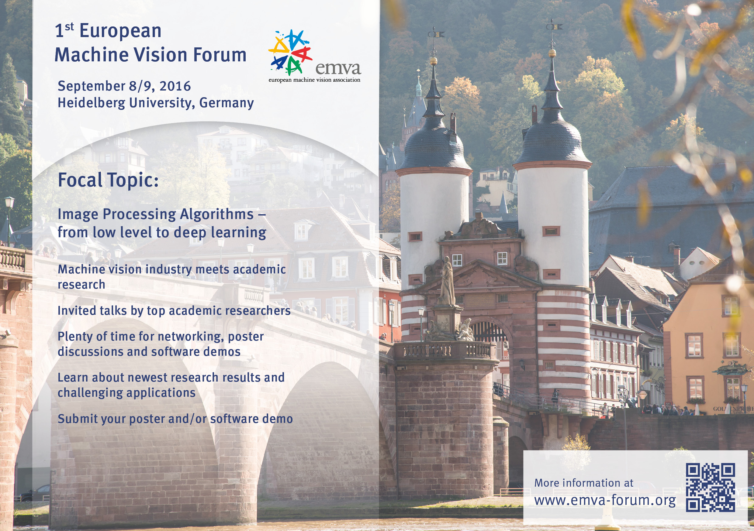 1. European Machine Vision Forum