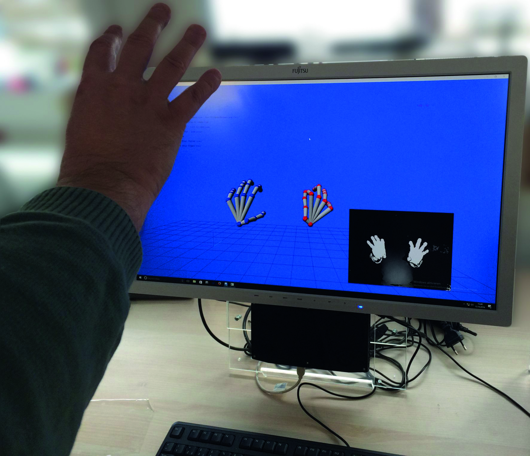 3D-Gestenerkennung bis zu 2m/s