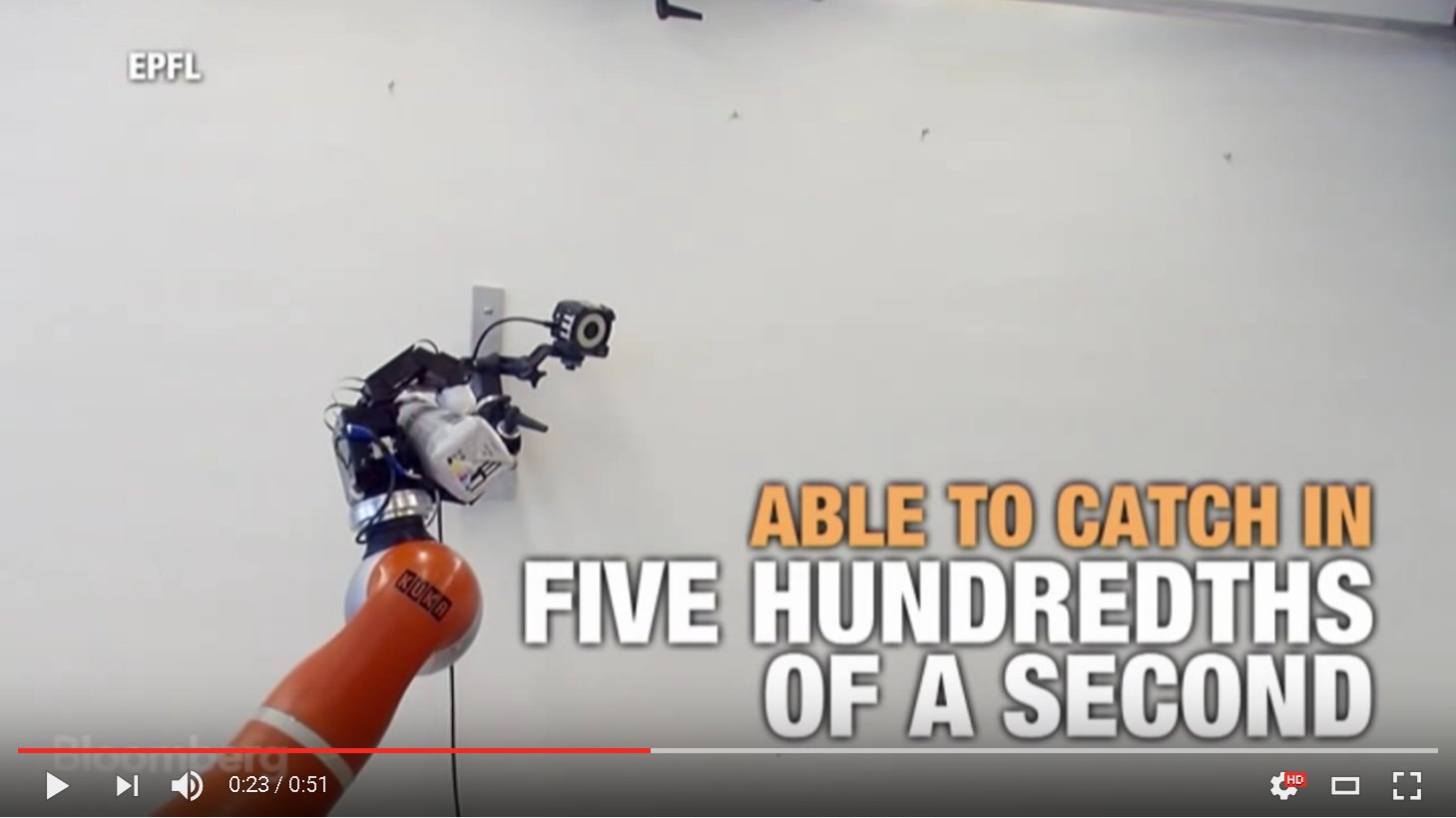 Roboterarm fängt (fast) alles