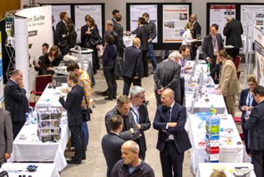Table-Top Ausstellung mit namhaften Ausstellern