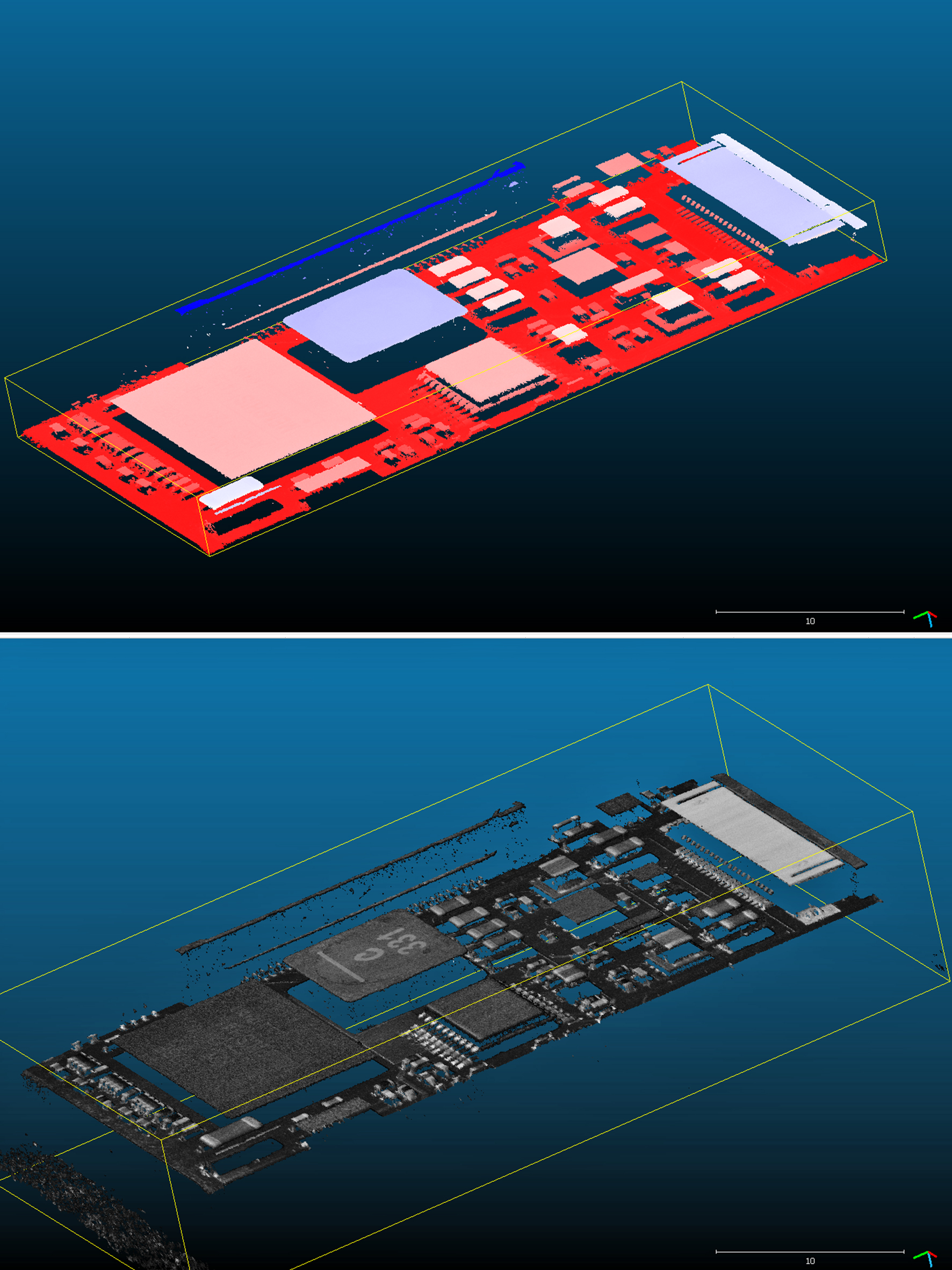 web Output Height Intensity LineScan3D VRmagicImaging