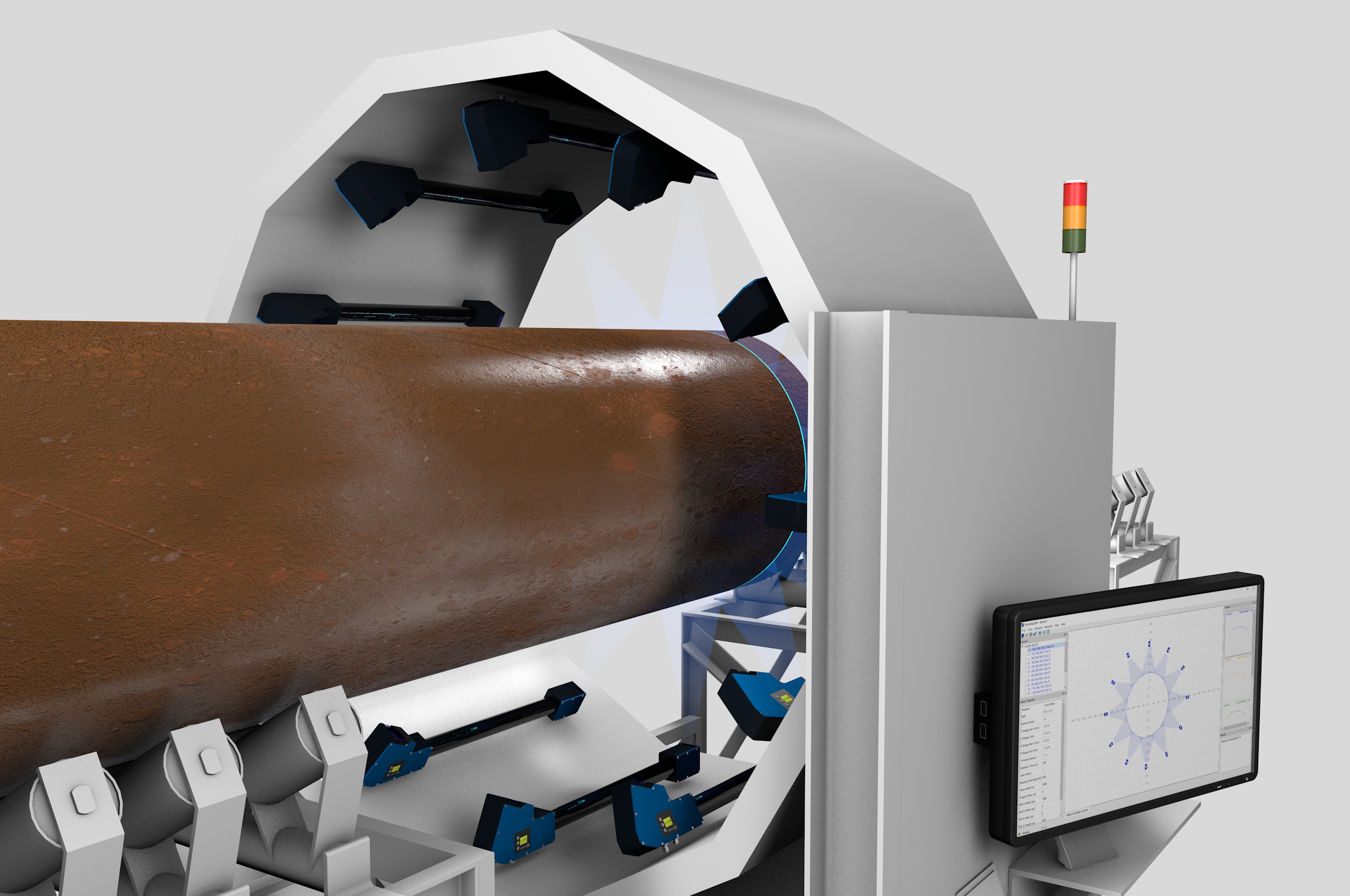 3D-Erkennung bis zu 16 Sensoren