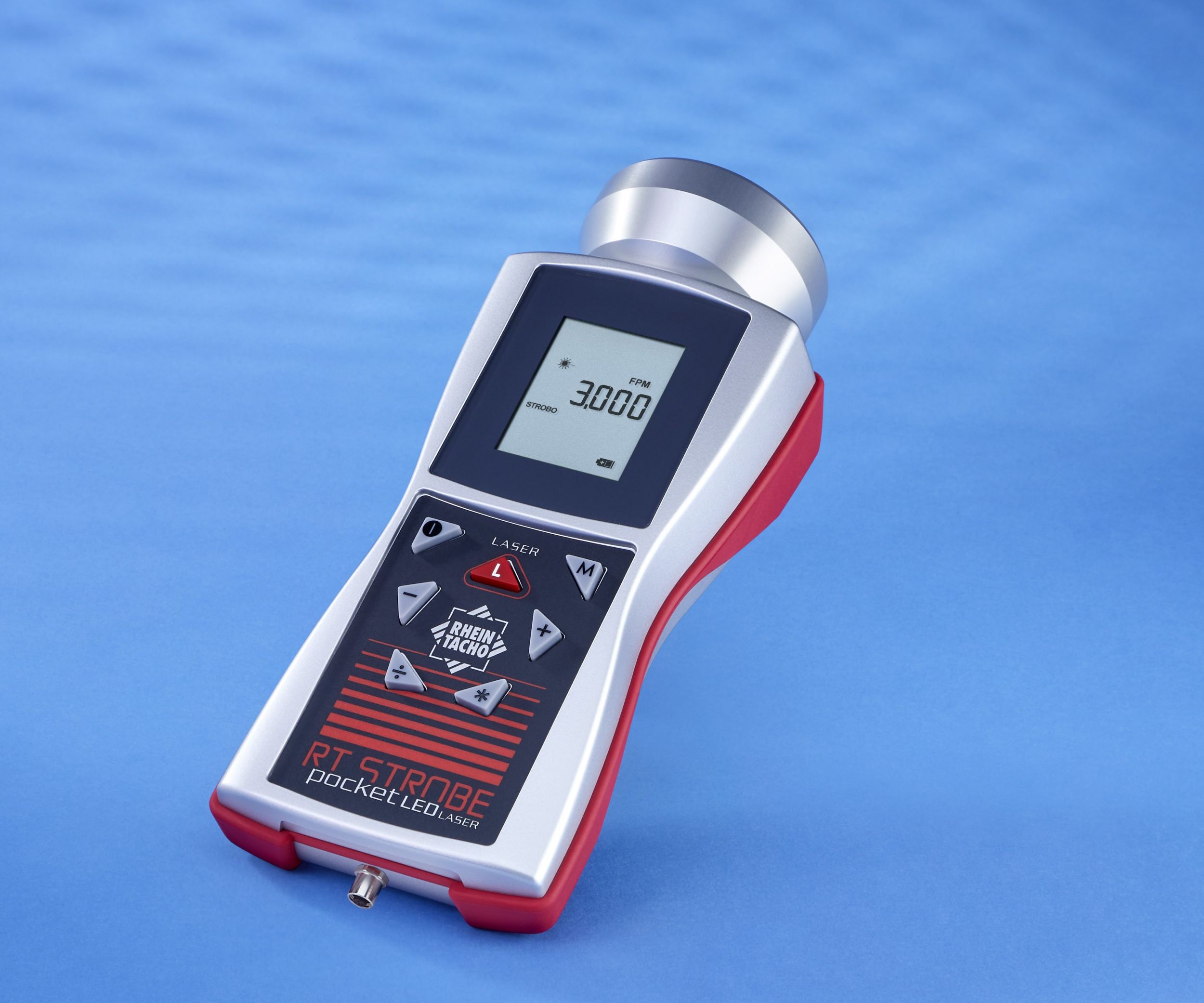 Taschenstroboskop mit integrierter Lasersynchronisation