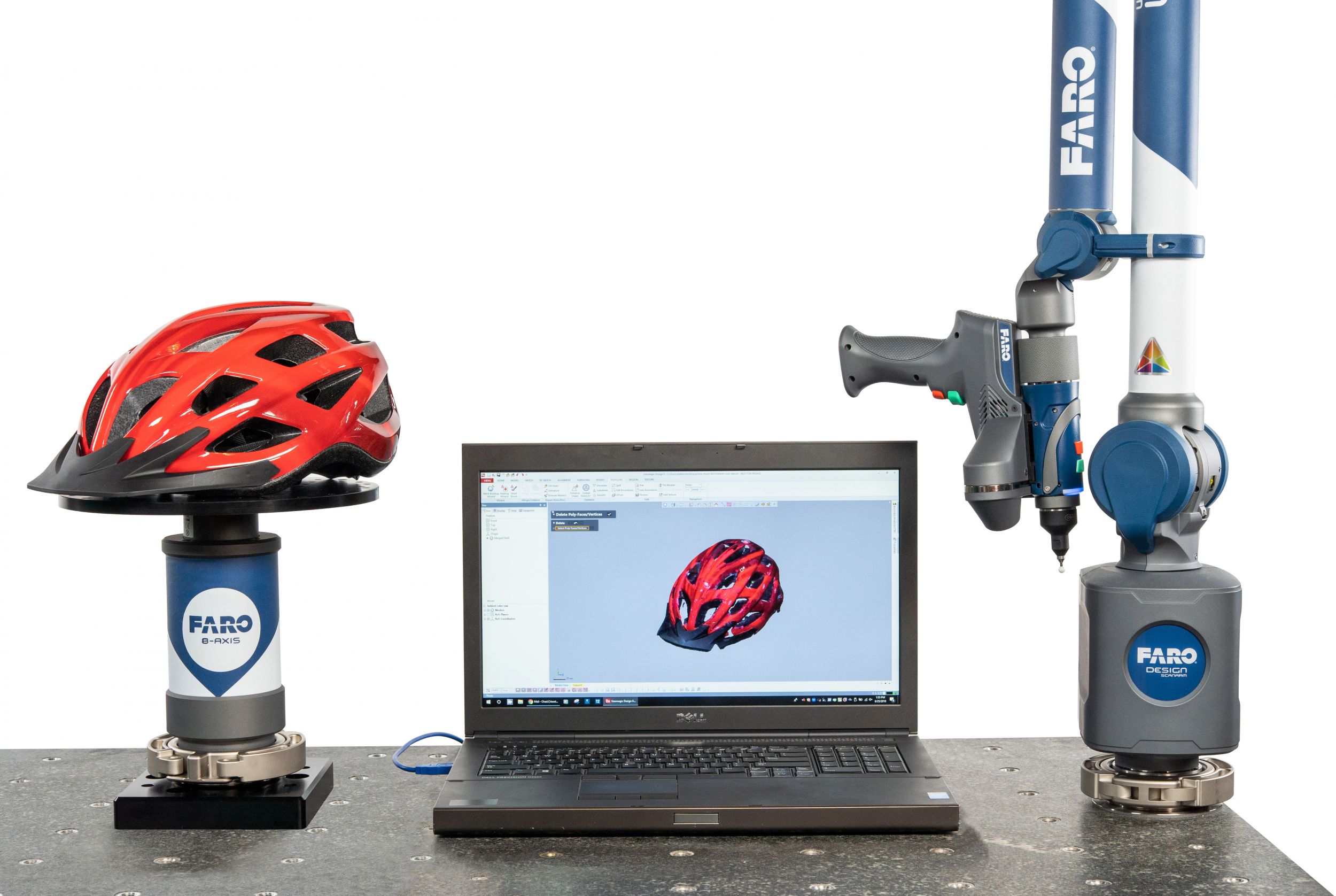 Farbe fürs 3D-Scanning