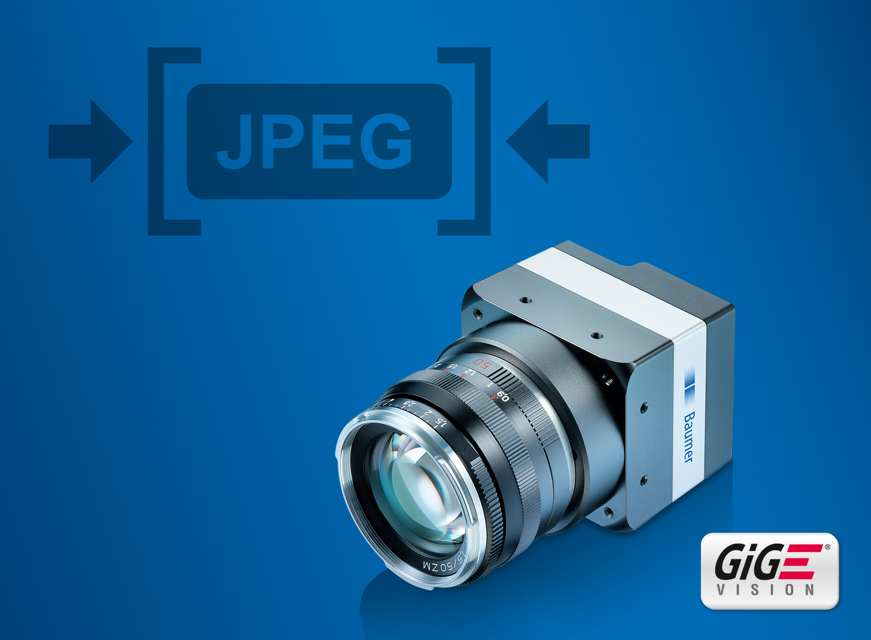 GigE-Kamera mit JPEG-Bildkompression