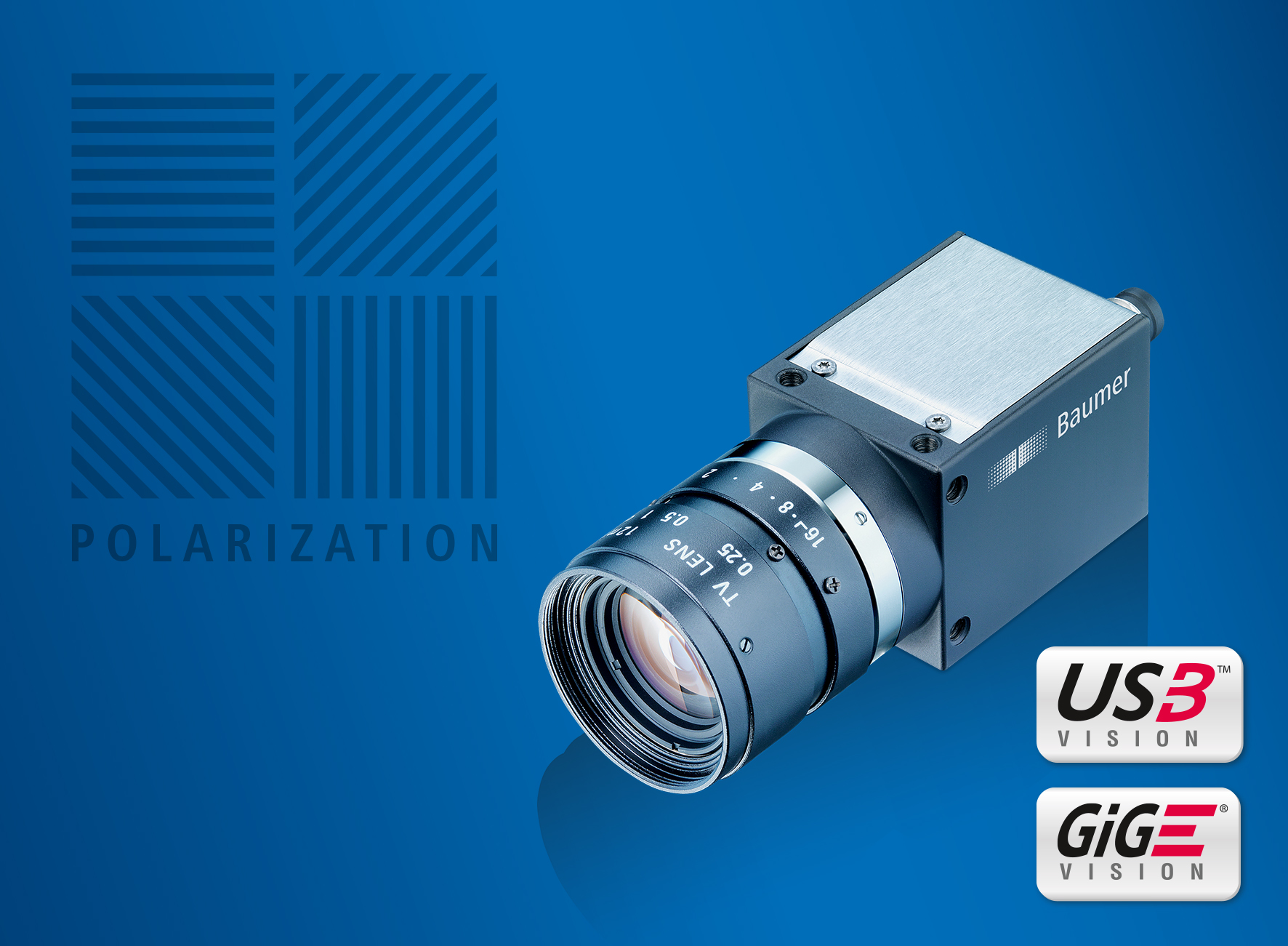 USB-/GigE-Polarisationskamera
