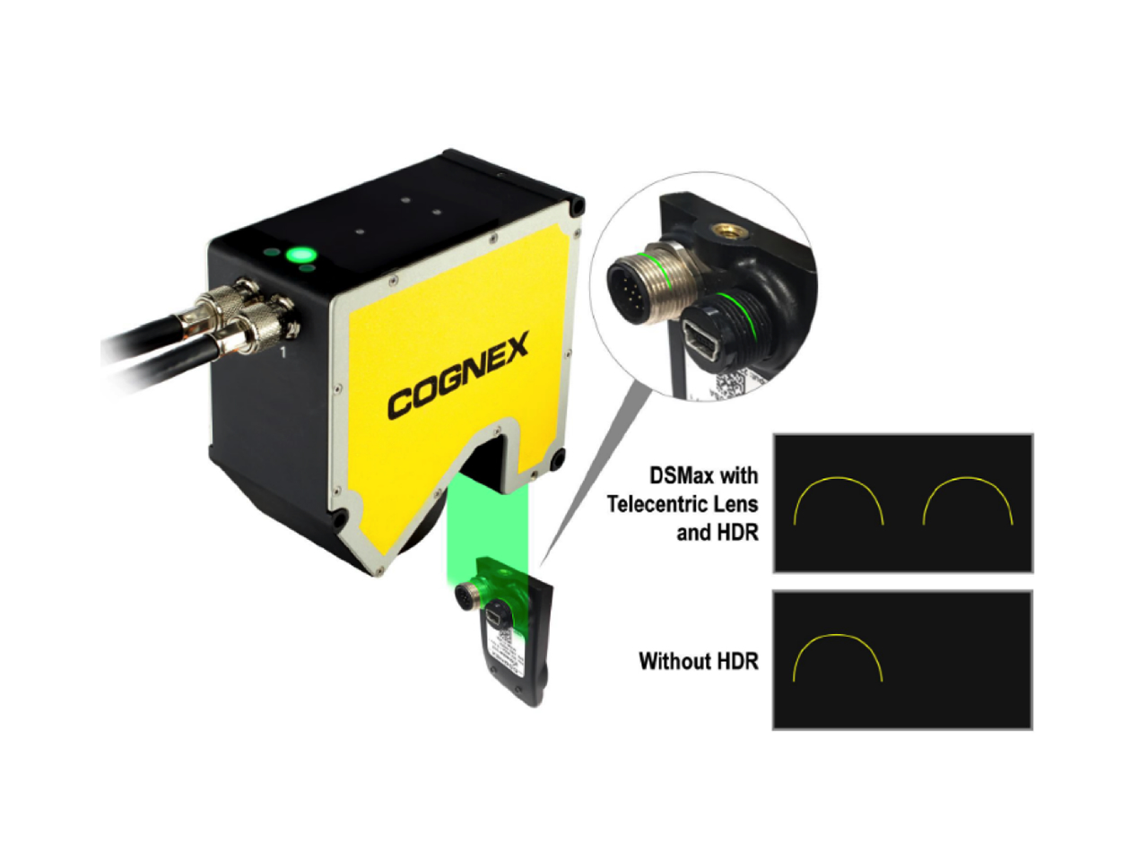 3D-Laser-Profilsensor mit HDR-Funktion