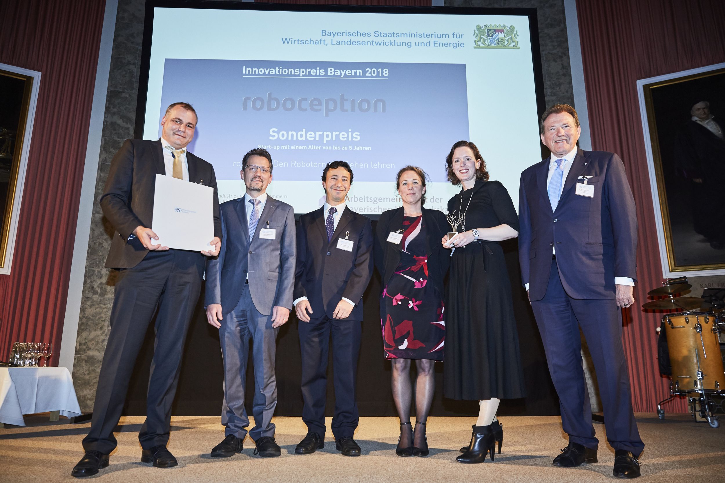 Roboception gewinnt Innovationspreis Bayern