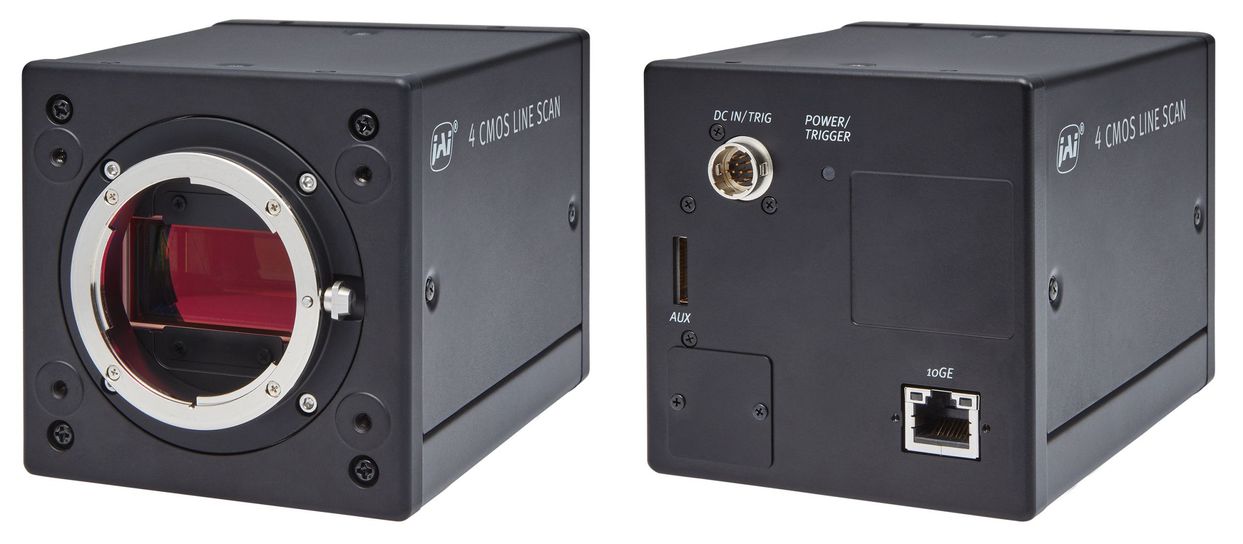 Prismenbasierte 4-CMOS/RGB+NIR-Farbzeilenkamera mit 10GigE