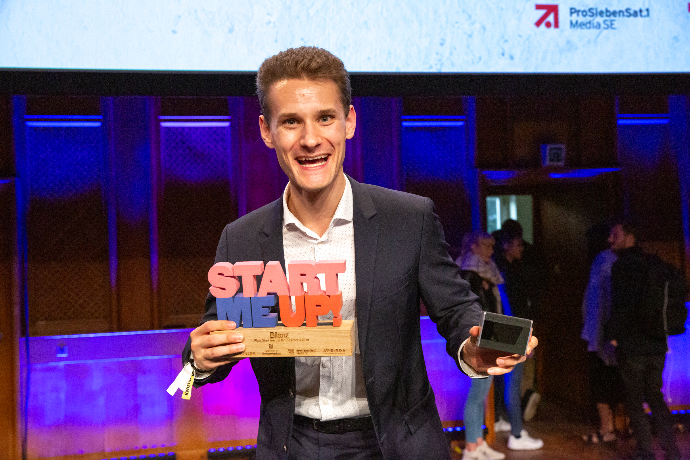 Blickfeld gewinnt Gründerwettbewerb ‚Start me up!‘