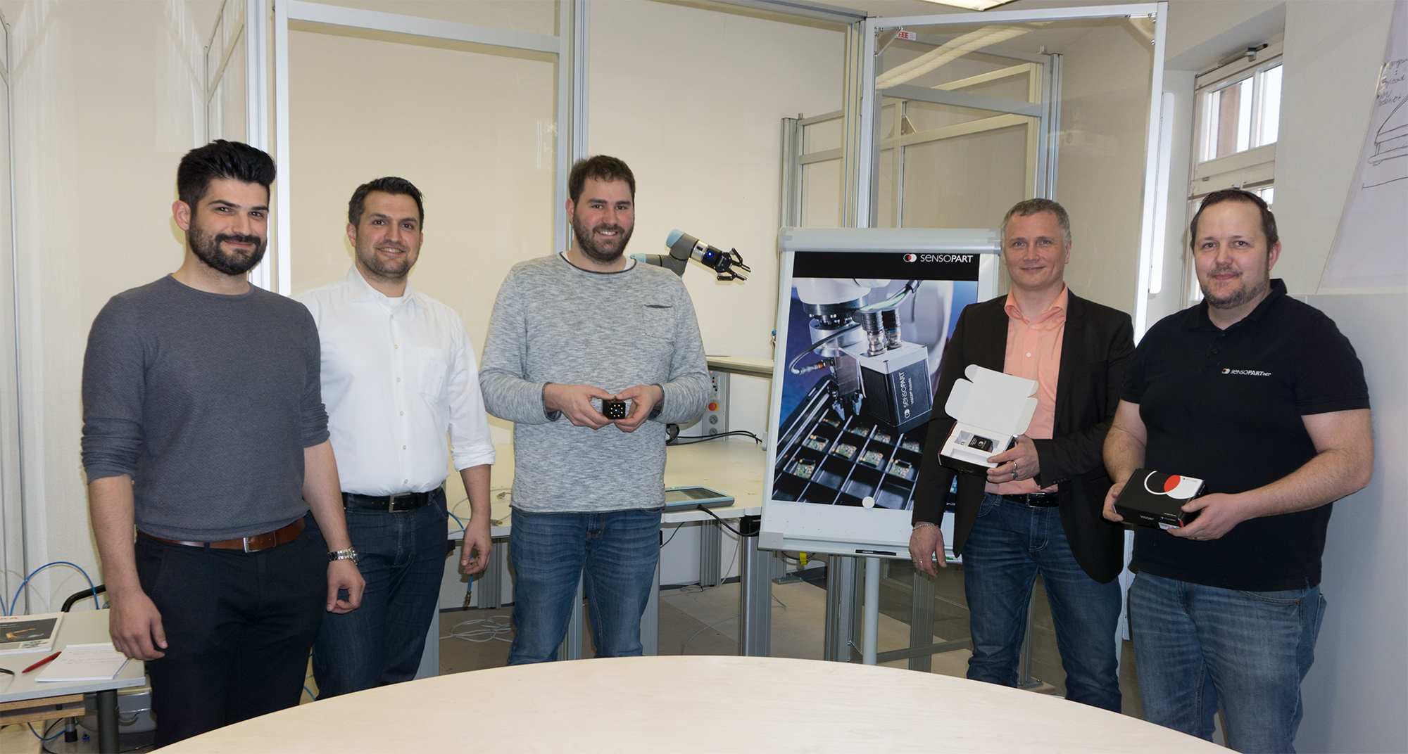 Sensopart unterstützt Robotikprojekte an der HS Offenburg