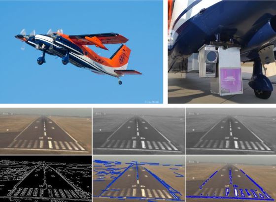 Kamera für autonome Flugzeuglandung