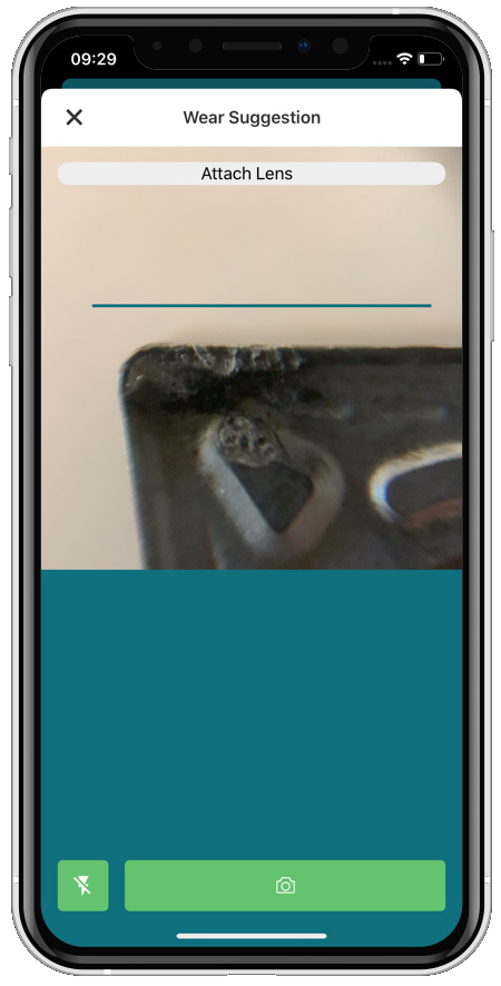 Verschleißerkennung per App
