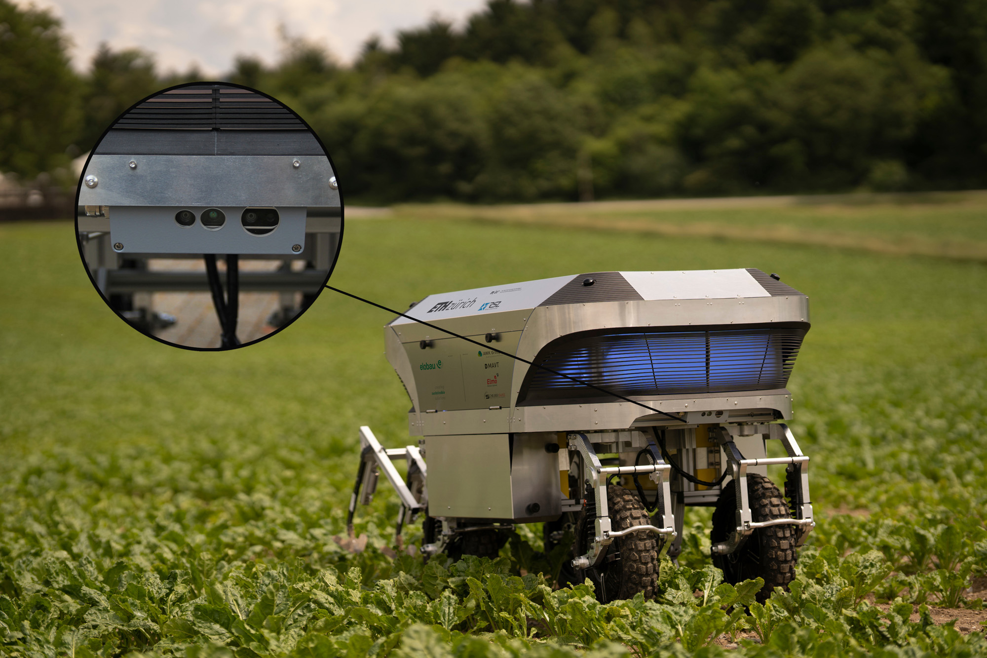 Kameraschutzgehäuse für autonomen Roboter in der Landwirtschaft
