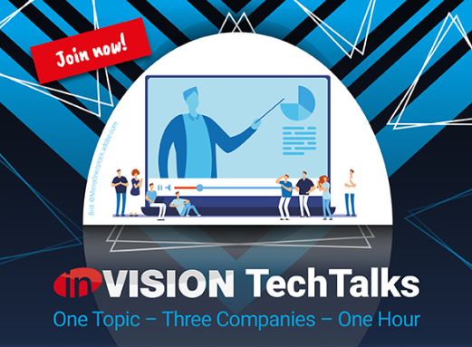 Bestens informiert mit den inVISION TechTalks Webinaren
