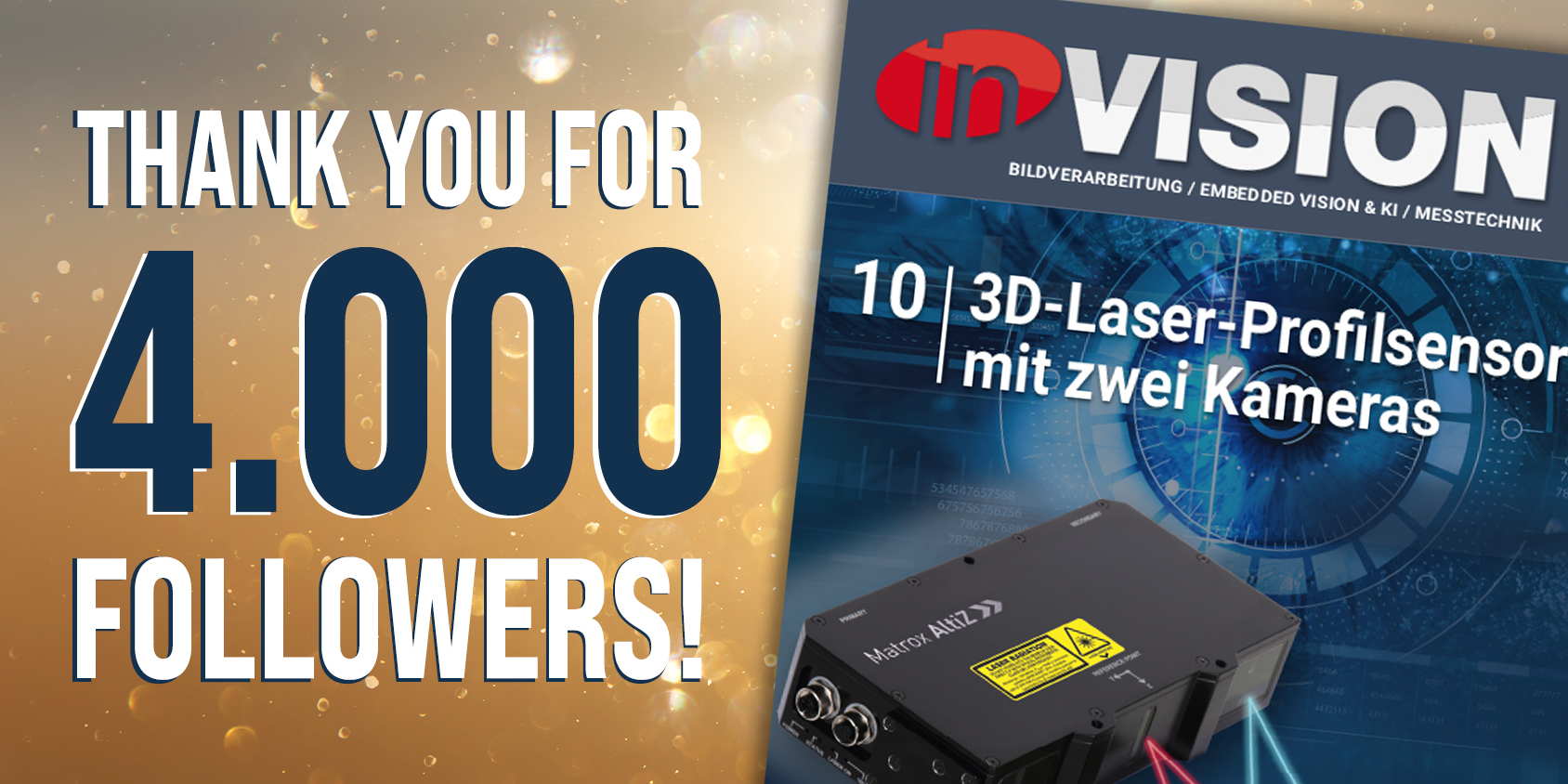 Über 4.000 inVISION Follower bei LinkedIn