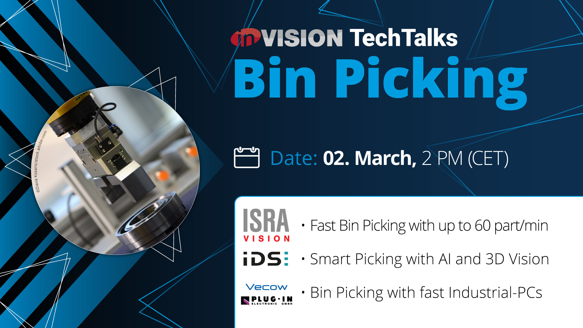 Bin Picking Webinar am 2. März