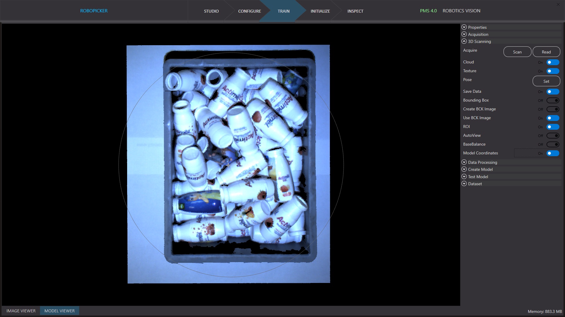Bin-Picking with 75fps