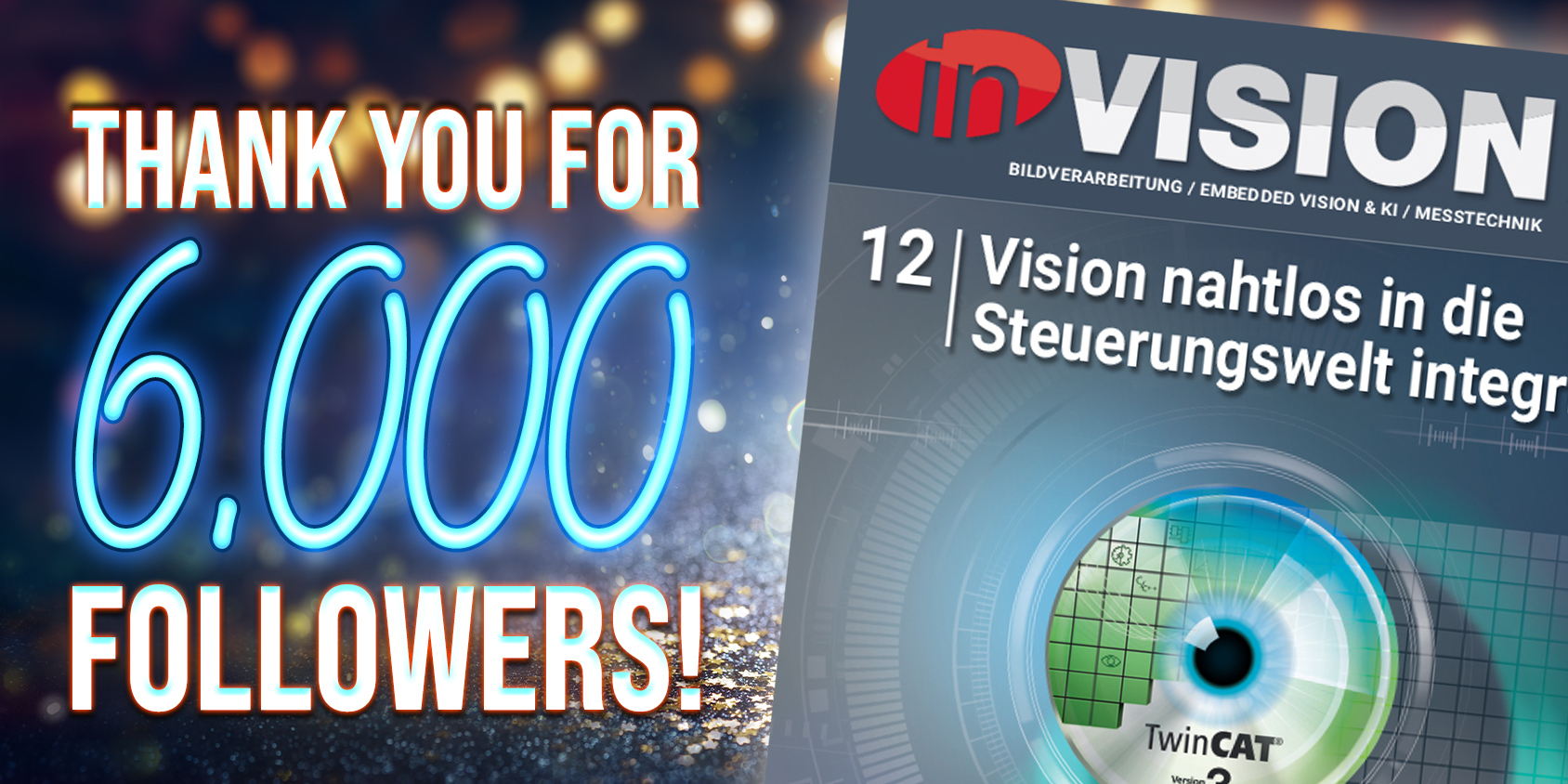 inVISION News mit 6.000 Followern