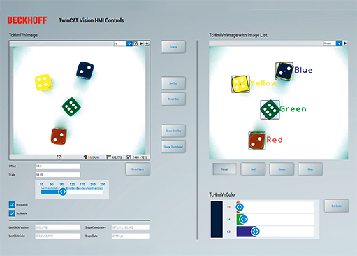 Vision-Integration in Twincat-HMI-Oberflächen