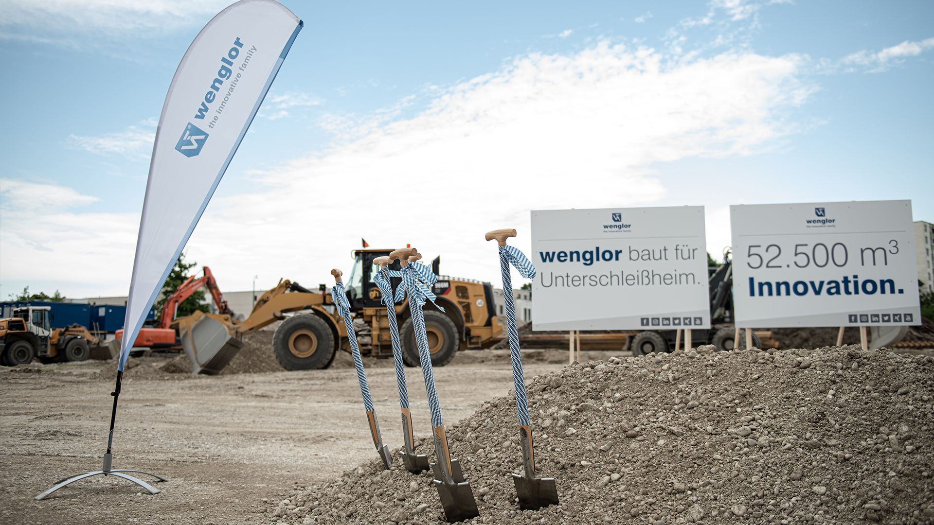 Grundsteinlegung bei WenglorMEL
