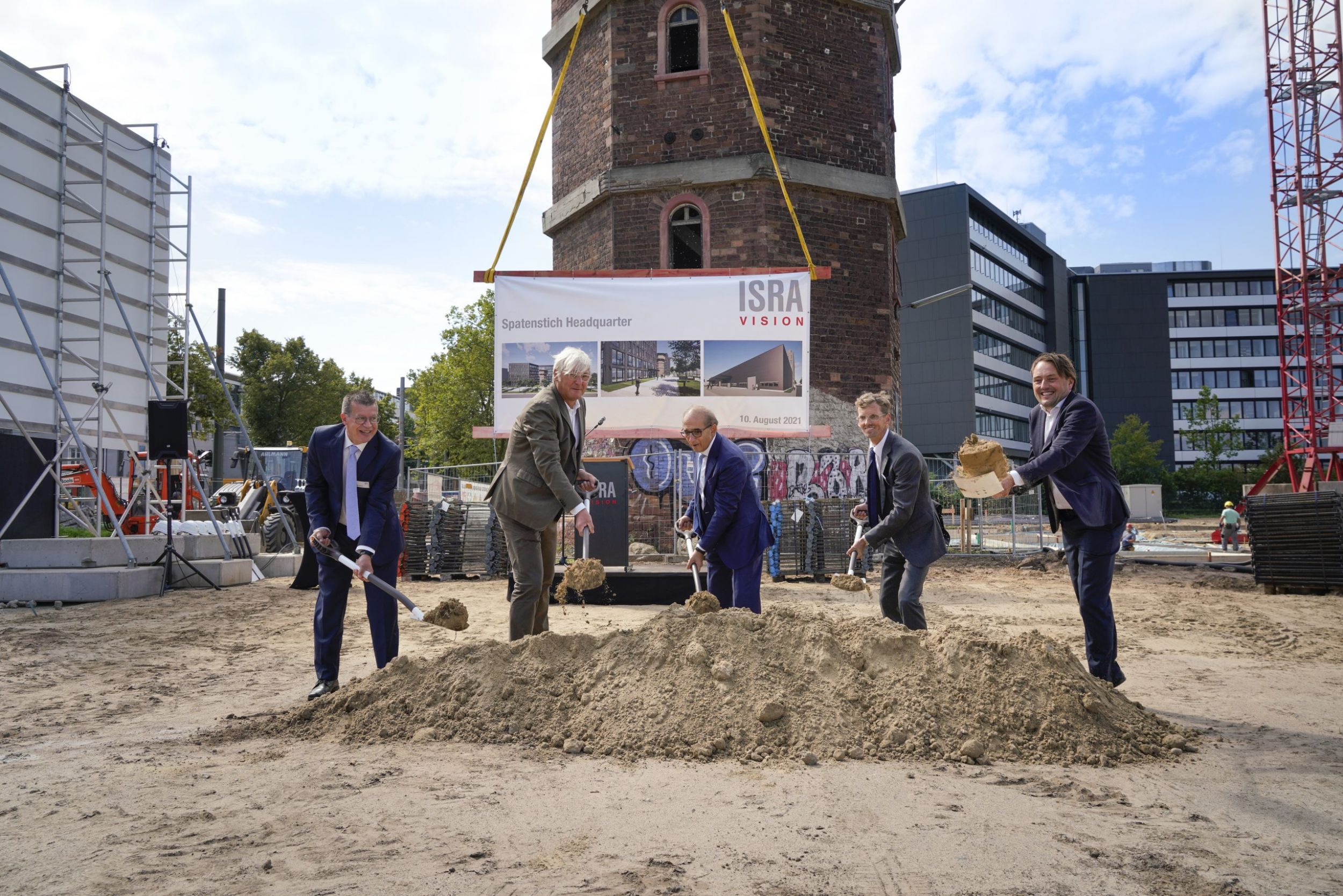 Spatenstich für neues Isra Vision Headquarter