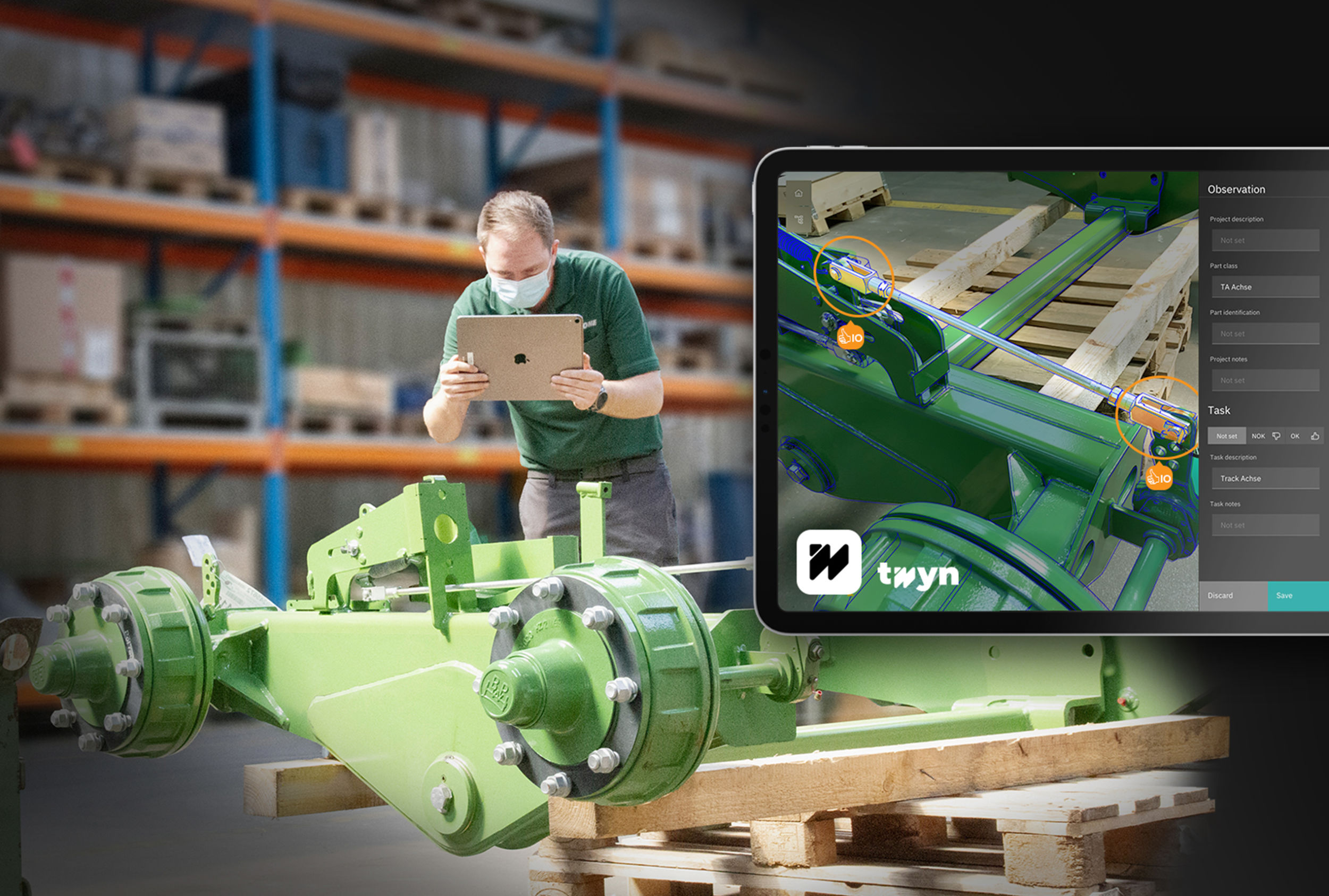 Inspektionen mit Augmented Reality und Digitalem Zwilling