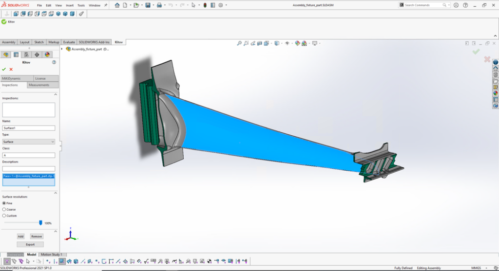 CAD2Scan &uuml;bernimmt automatisch alle verf&uuml;gbaren Informationen inklusive der Geometrie- und Bauteilspezifikationen aus dem CAD. Anhand der Daten berechnet die Software die idealen
Betrachtungs- und Beleuchtungswinkel.