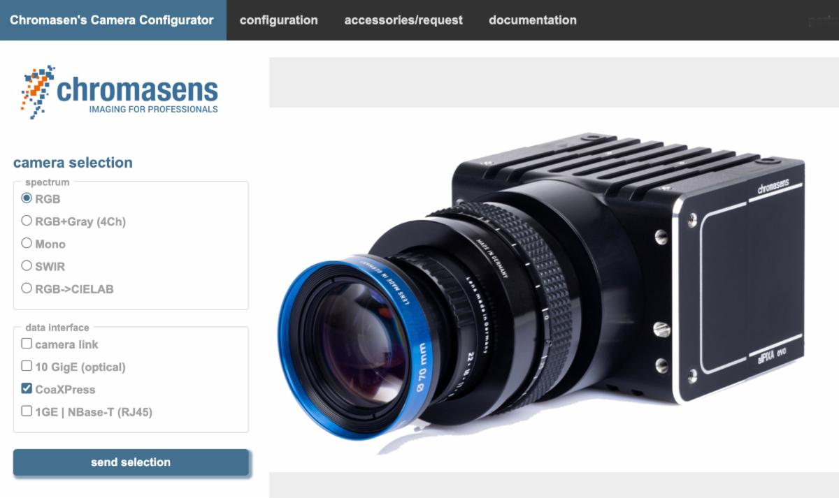 Camera Configuration Online Tool