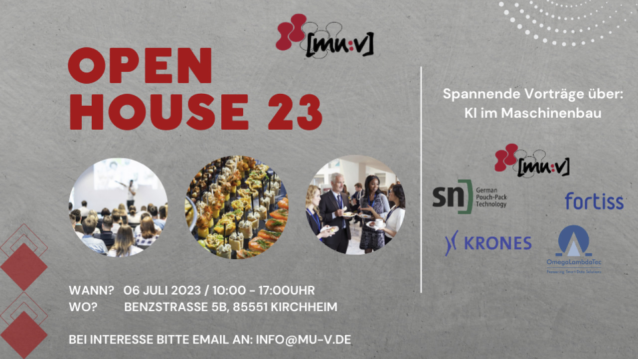 MU:V Open House: KI im Maschinenbau