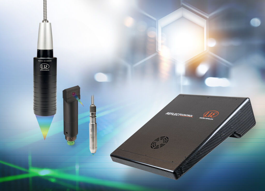 Bild 1 | Bei der Produktion von Präzisionslinsen sind Dicke, Oberfläche und Profil
wichtige Qualitätskriterien. Mit Messtechnik von Micro-Epsilon können Gläser bereits
im Fertigungsprozess geprüft werden.