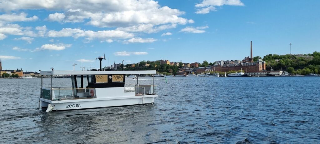 Image 3: Zeabuz, in collaboration with the ferry operator Torghatten, successfully launched the world's first commercial autonomous ferry in Stockholm in the summer of 2023.