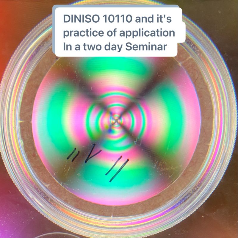 Optik DIN ISO 10110 Workshop
