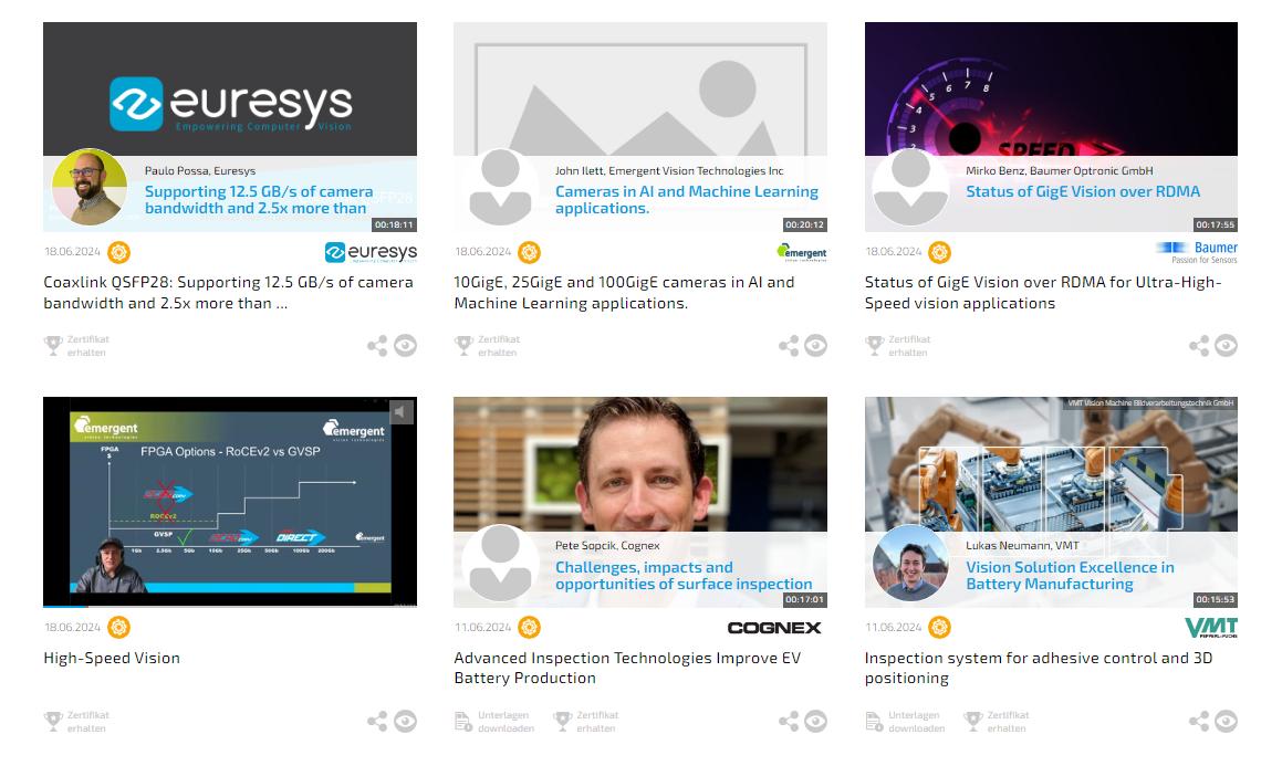 Über 370 inVISION Vorträge online
