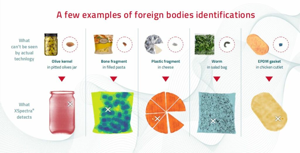 Image 2 | A few examples of foreign bodies identifications with XSpectra.