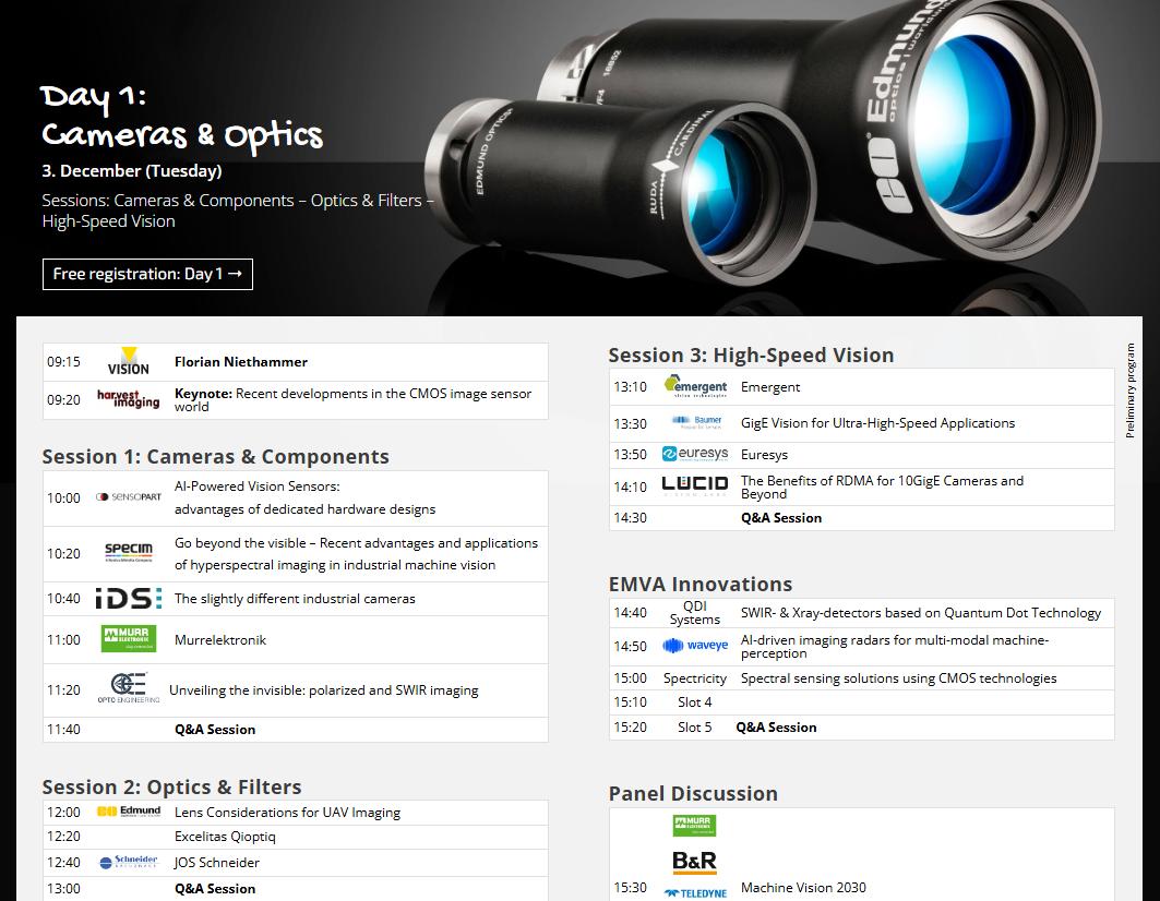InVISION Days 2024: Tag 1 Cameras