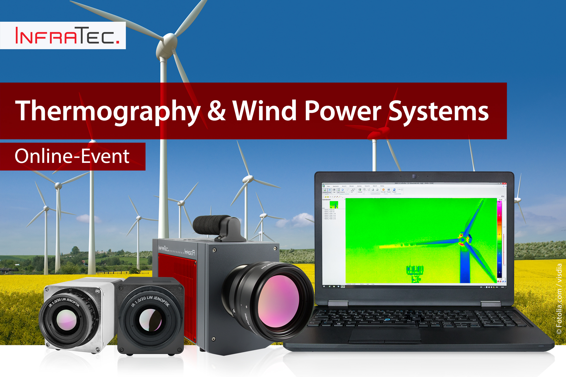Online-Event: Thermal Imaging on Wind Power Systems