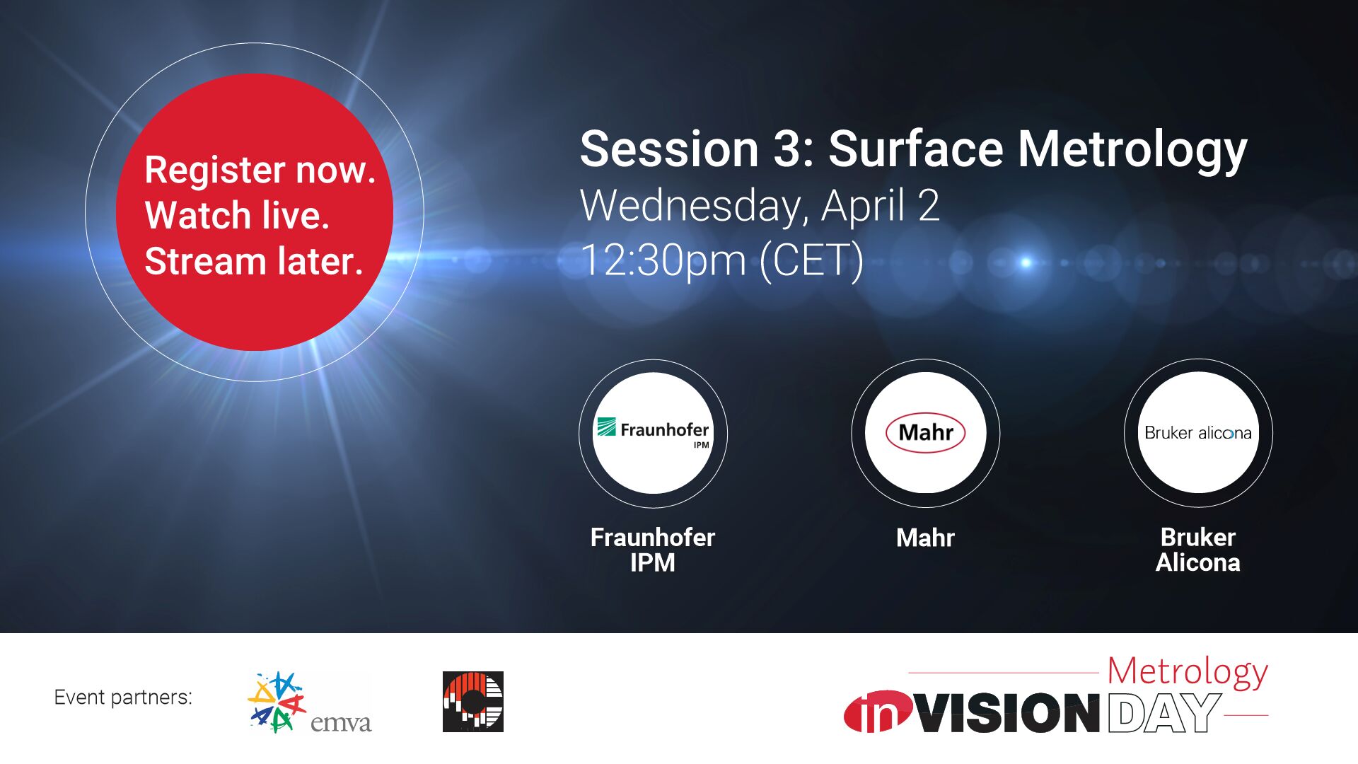 Session 3: Surface Metrology